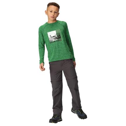 Tshirt BURNLEE ROAM FREE Enfant (Vert Des Champs)