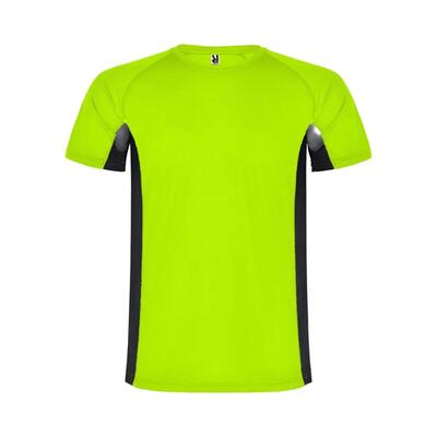 Heren shanghai sport tshirt met korte mouwen (zwart/donker lood)