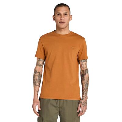 Maglietta Ricamato Girocollo Uomo Timberland River Grano