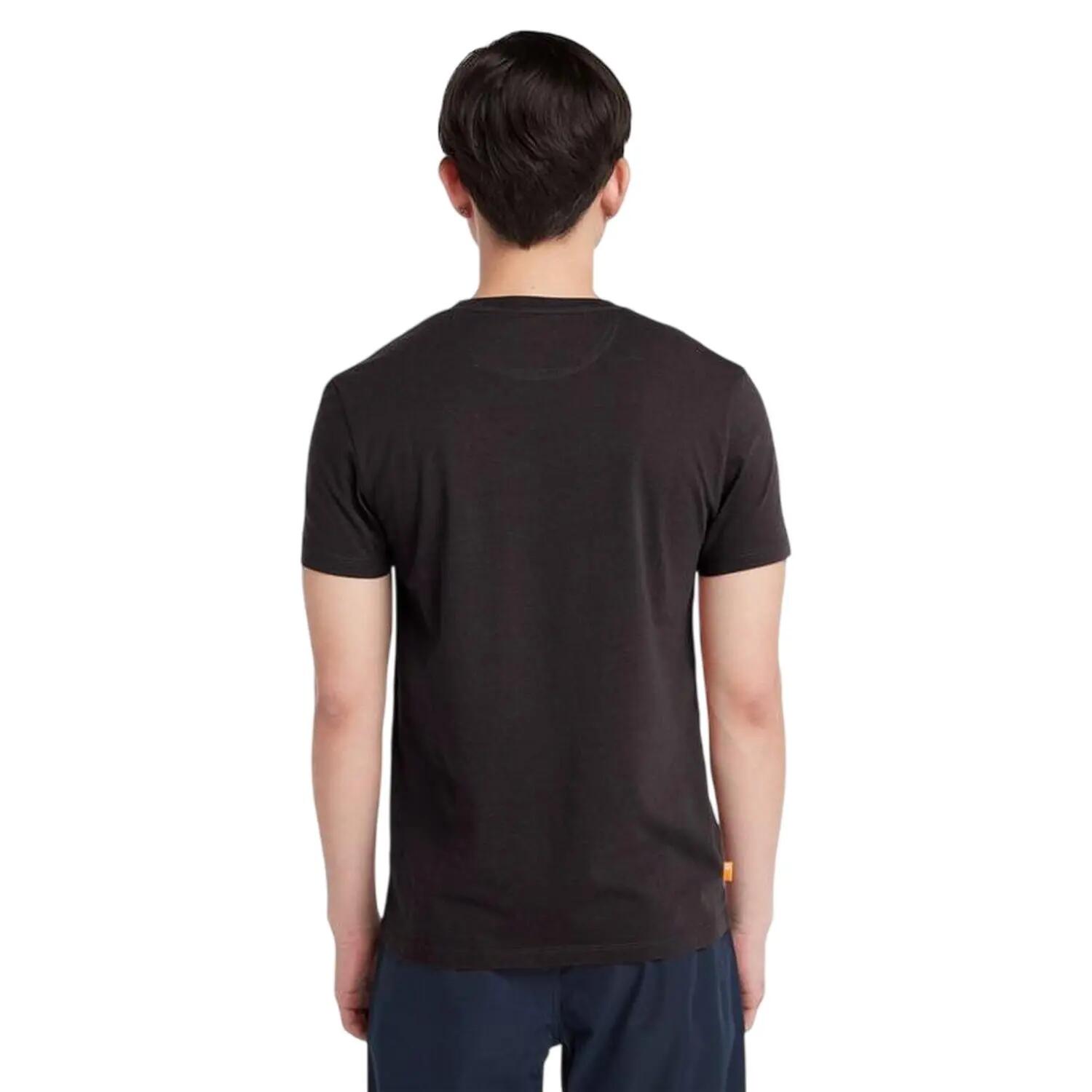 "River" TShirt für , Rundhalsausschnitt Herren Schwarz 3/3
