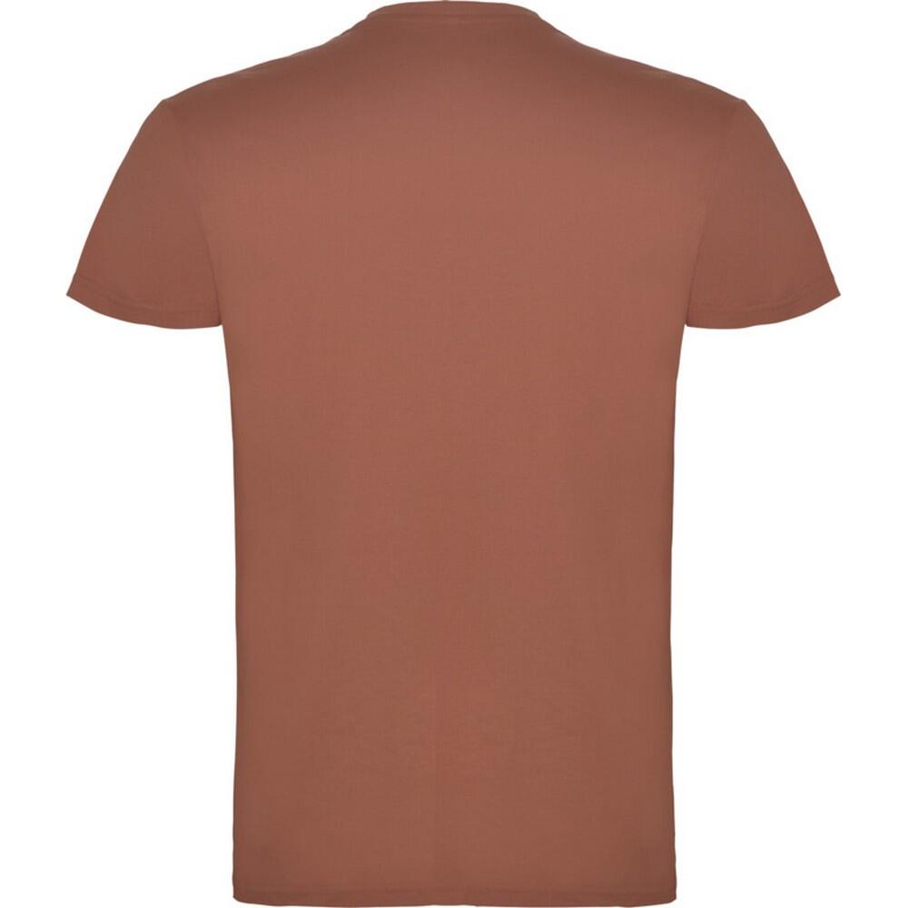 Camiseta Beagle de Manga Corta para Niños/Niñas Rojo Ladrillo 2/4