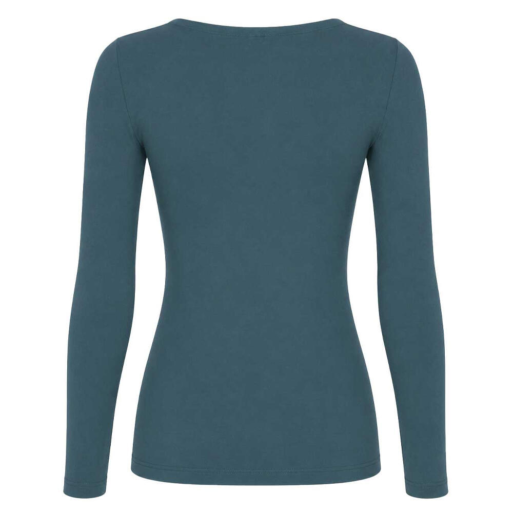 Dames Extreme Tshirt met lange mouwen (Storm Blauw) 2/2