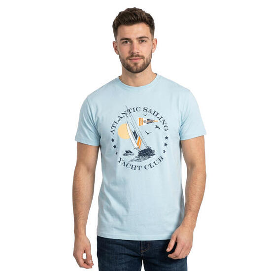 Heren Cedarf Bedrukt TShirt (Zeeschuim)