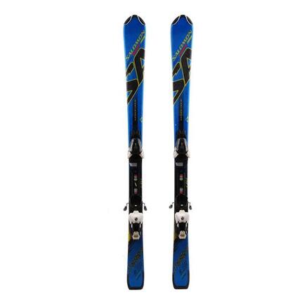 TWEEDEHANDS - Ski Occasion Junior Salomon Jr Kart + Fixations