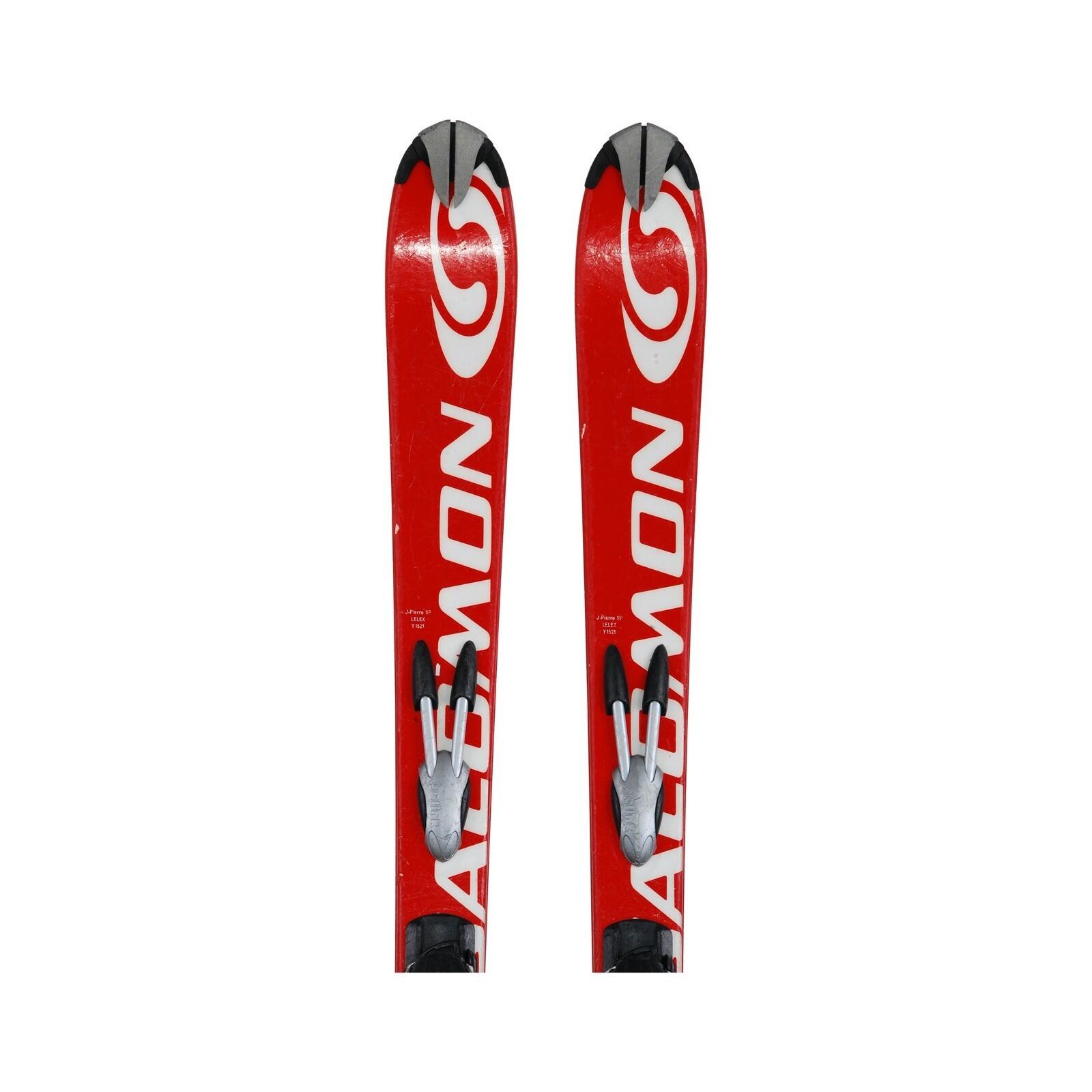 RECONDITIONNE - Ski Junior Salomon Equipe 8t/10t + Fixations 2/4