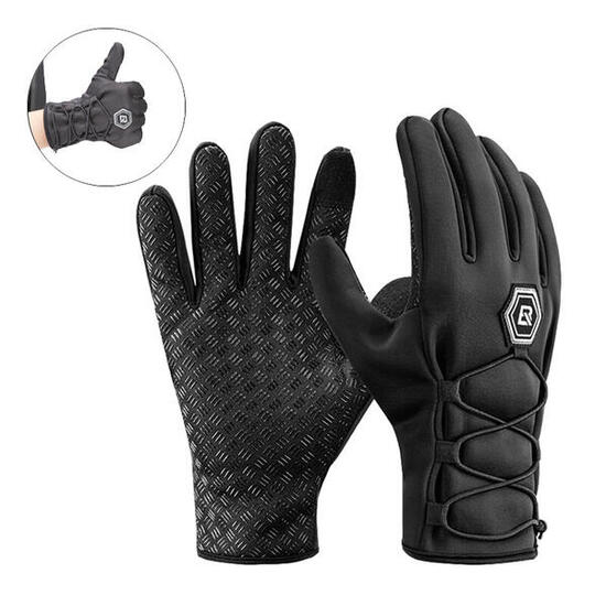 ROCKBROS Fahhrad Winterhandschuhe Touchscreen Wasserdicht