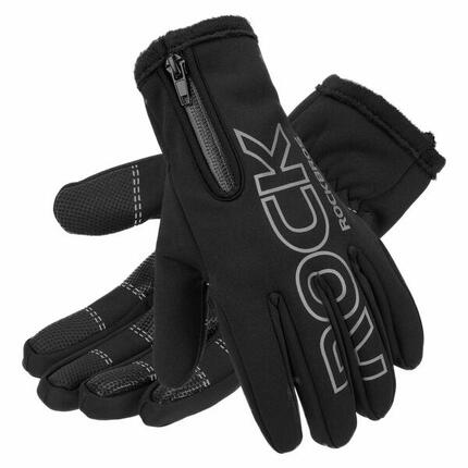 ROCKBROS Vollfinger Handschuhe Fahrradhandschuhe Winter Warm Touchscreen