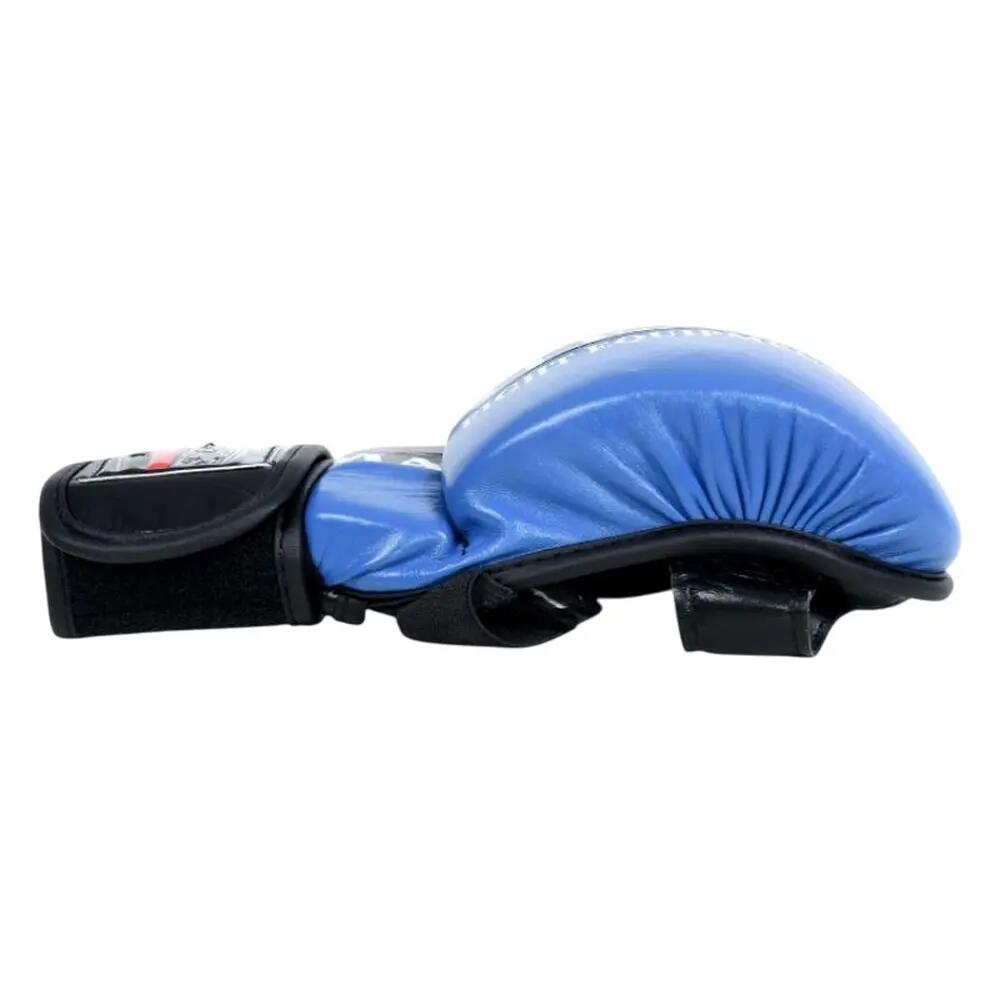 Luva Couro MMA (Azul) 3/3