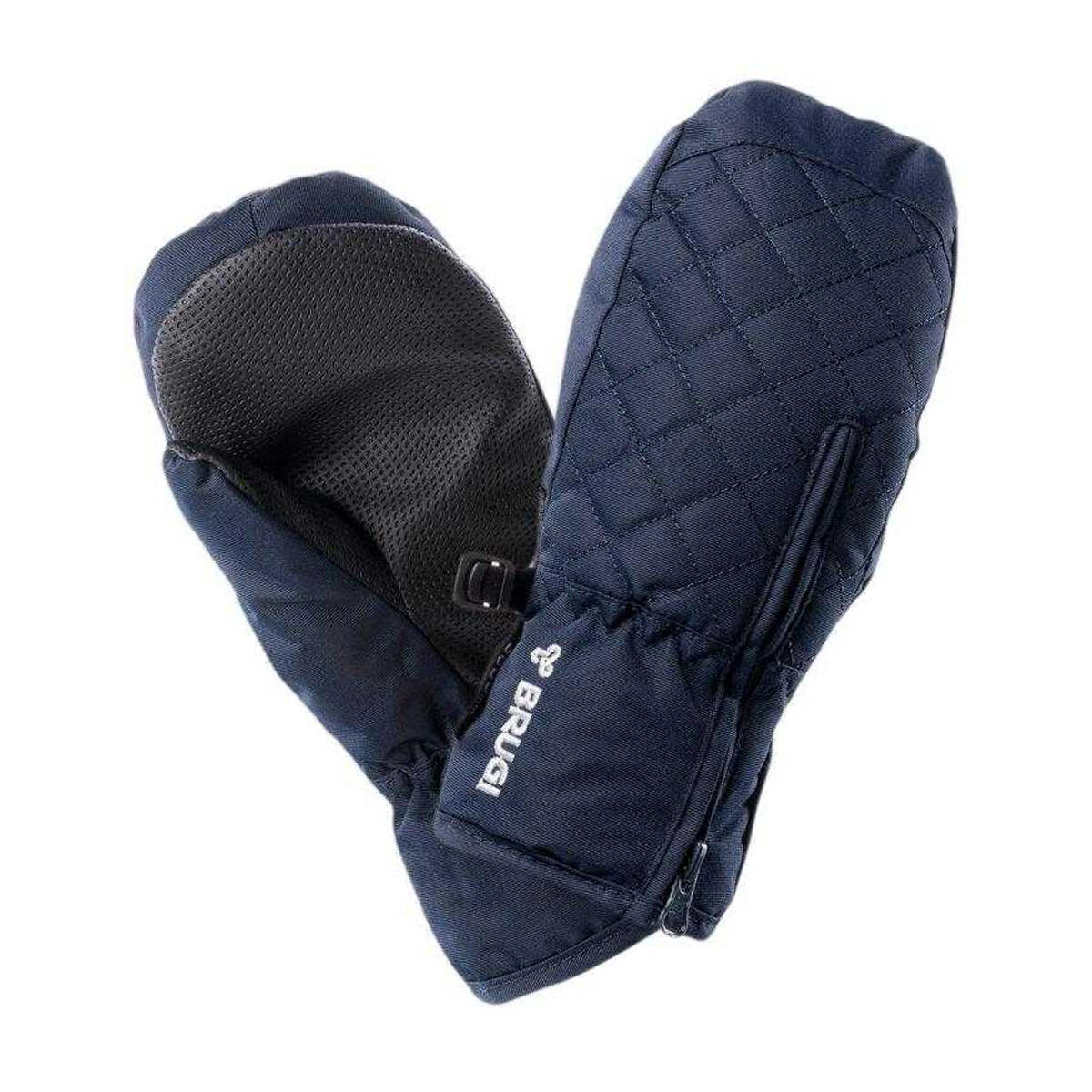 Gants De Ski Motif/style Logo Enfant (Bleu Marine Foncé) 3/3