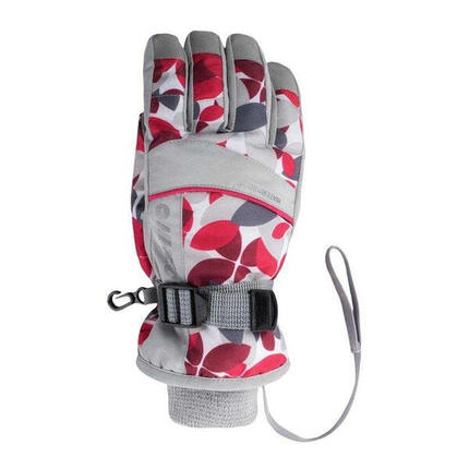 Gants De Ski KELLY Enfant (Gris / Rouge)