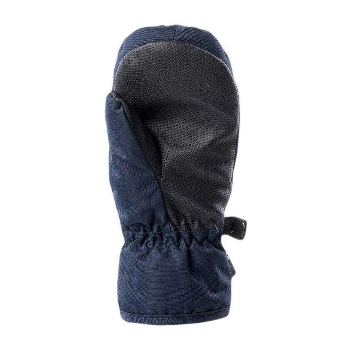 Gants De Ski Motif/style Logo Enfant (Bleu Marine Foncé) 2/3