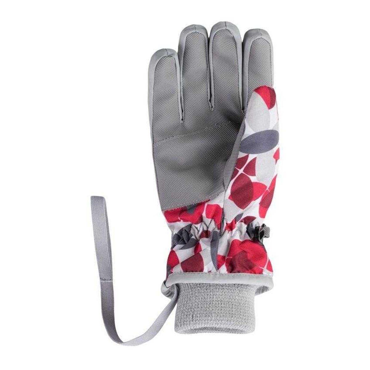 Gants De Ski KELLY Enfant (Gris / Rouge) 2/2
