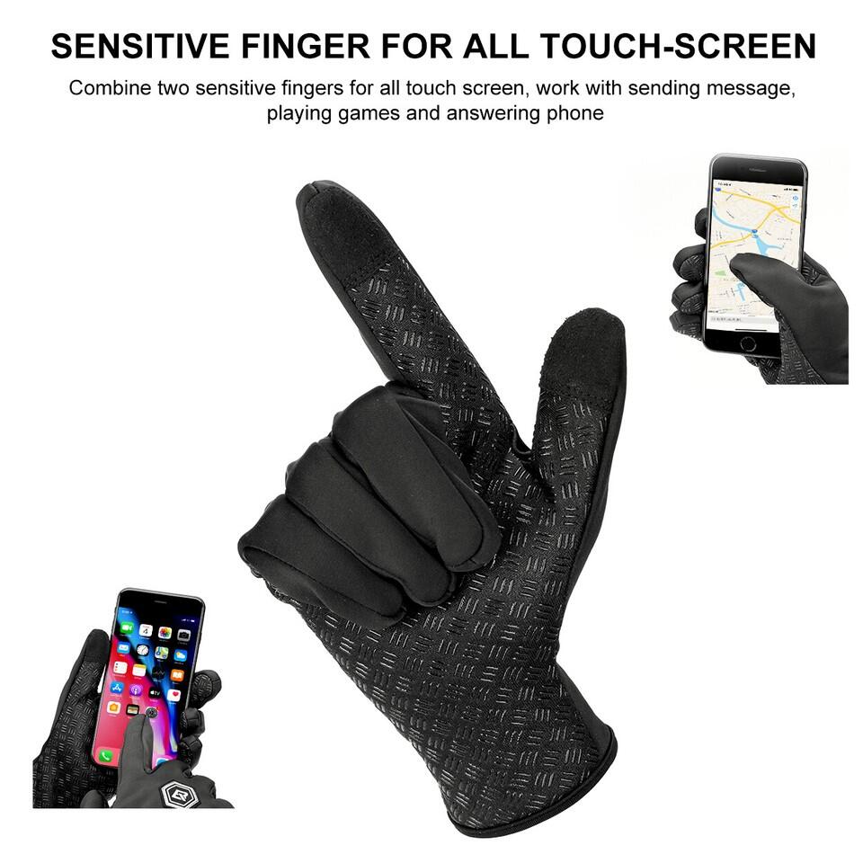 ROCKBROS Fahhrad Winterhandschuhe  Touchscreen Wasserdicht 2/7