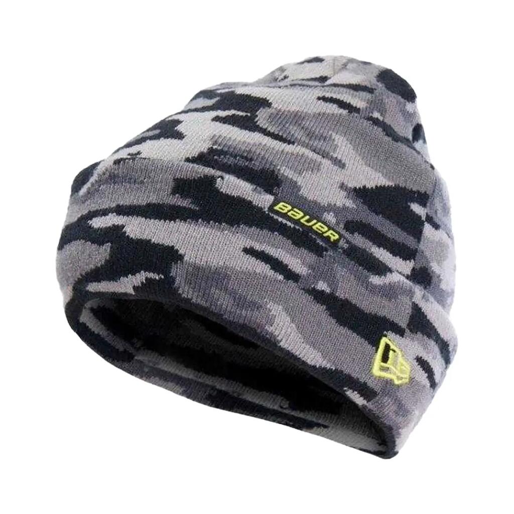 Mens Camouflage Beanie (Grey)