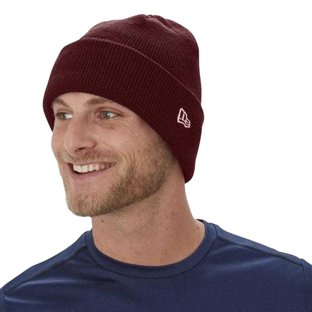 Mens Toque Knitted Beanie (Purple)