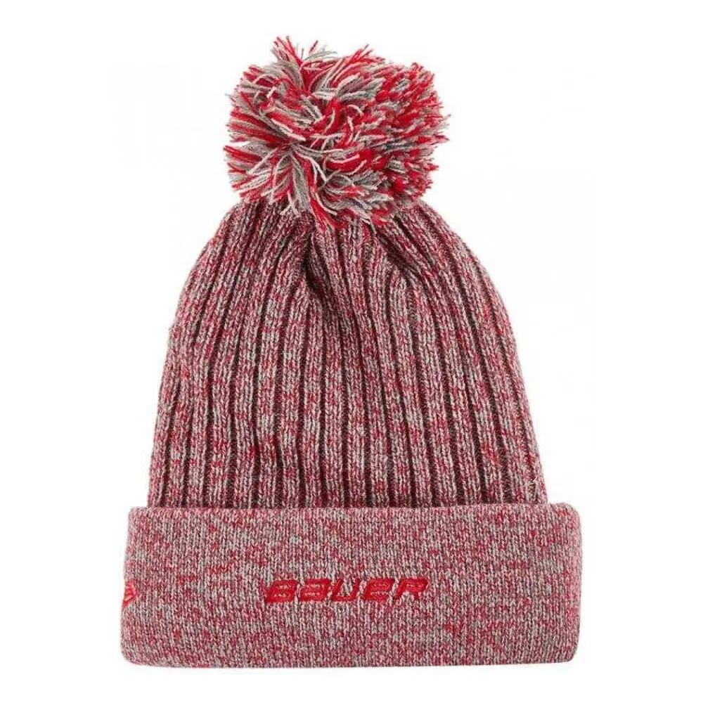 Team Knitted Pom Pom Beanie (Red)