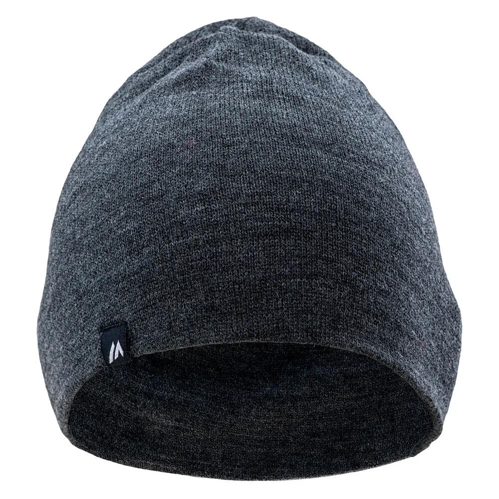 Gorro Beanie Victor para Hombre Gris Oscuro Mezclado 3/3