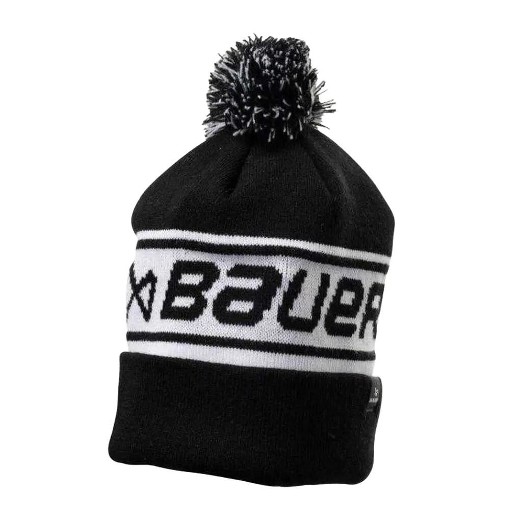 Unisex Adult Knitted Beanie (Black)