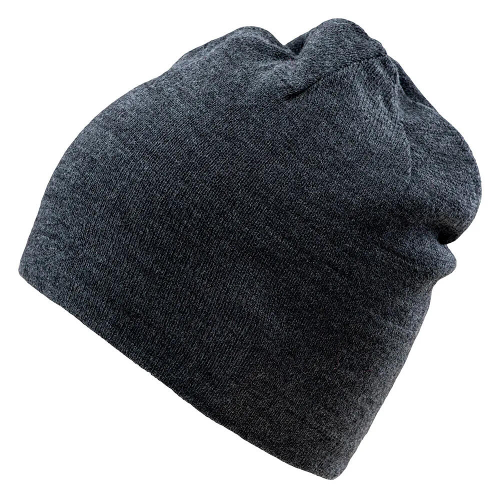 Gorro Beanie Victor para Hombre Gris Oscuro Mezclado 2/3