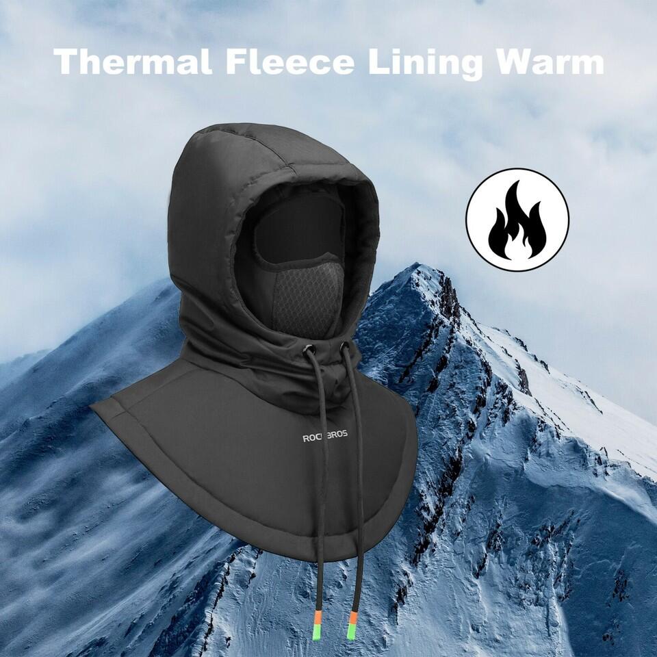 ROCKBROS Balaclava Skimaske Winter Sturmhaube Fleece Maske 7/7