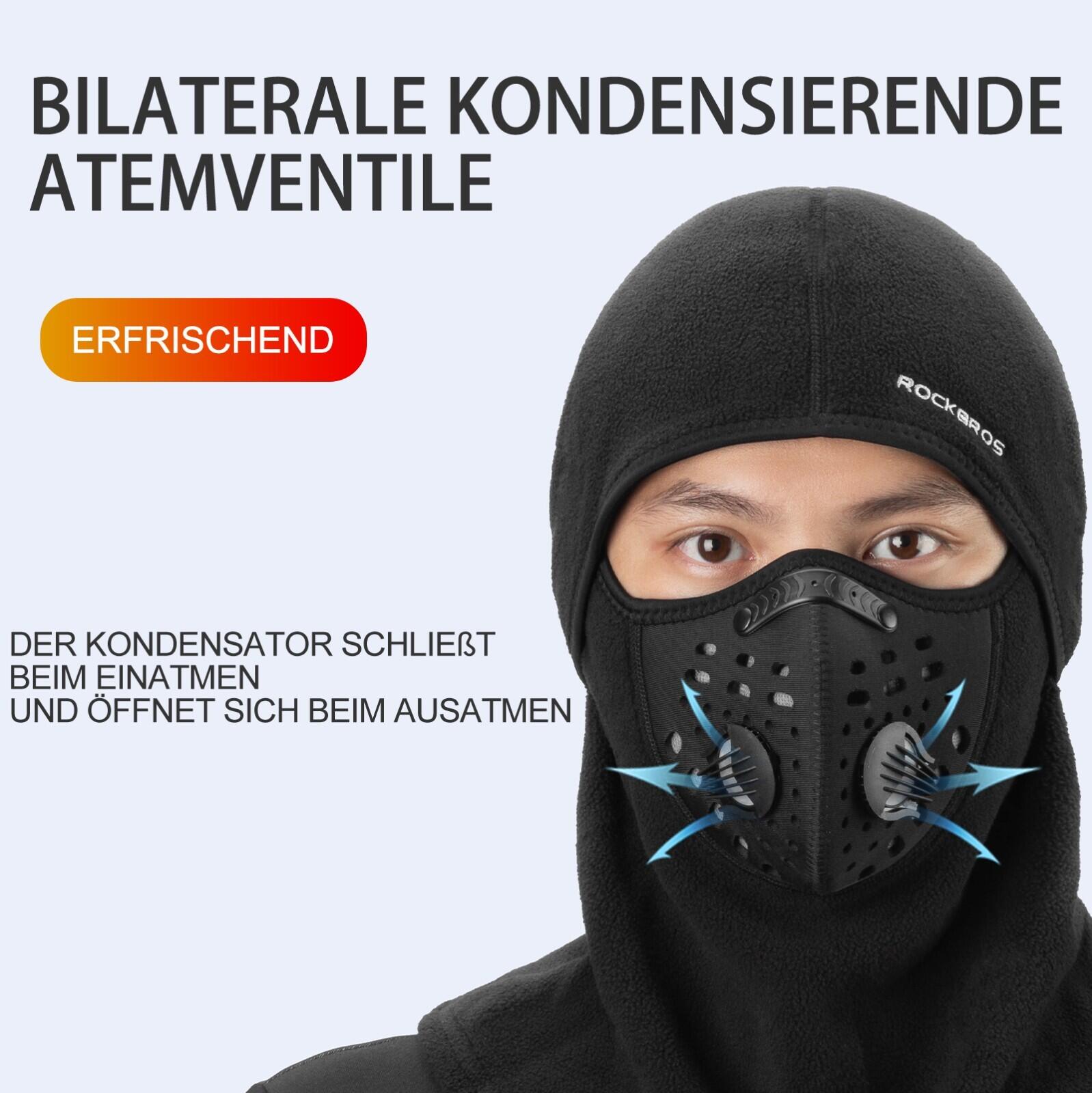 ROCKBROS Haube Sturmhaube Fahrrad Balaclava 3/7