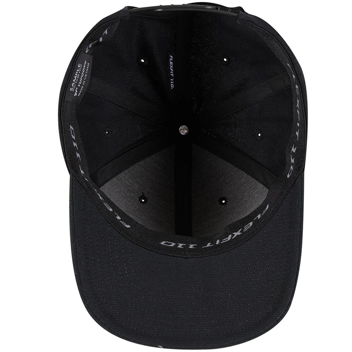 Cappellino Con Visiera Tela Visiera Curva Flexfit Nero 4/4