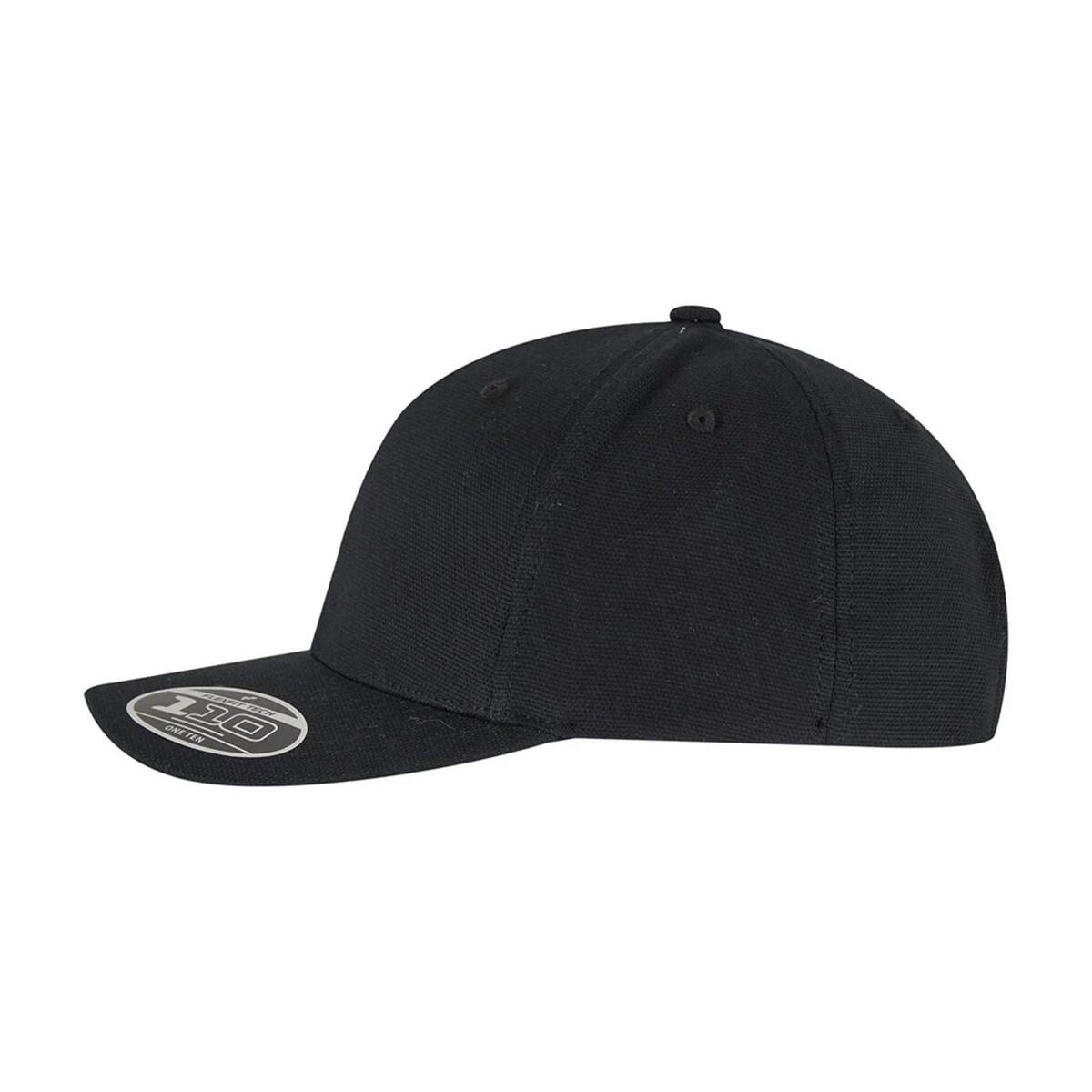 Cappellino Con Visiera Tela Visiera Curva Flexfit Nero 3/4