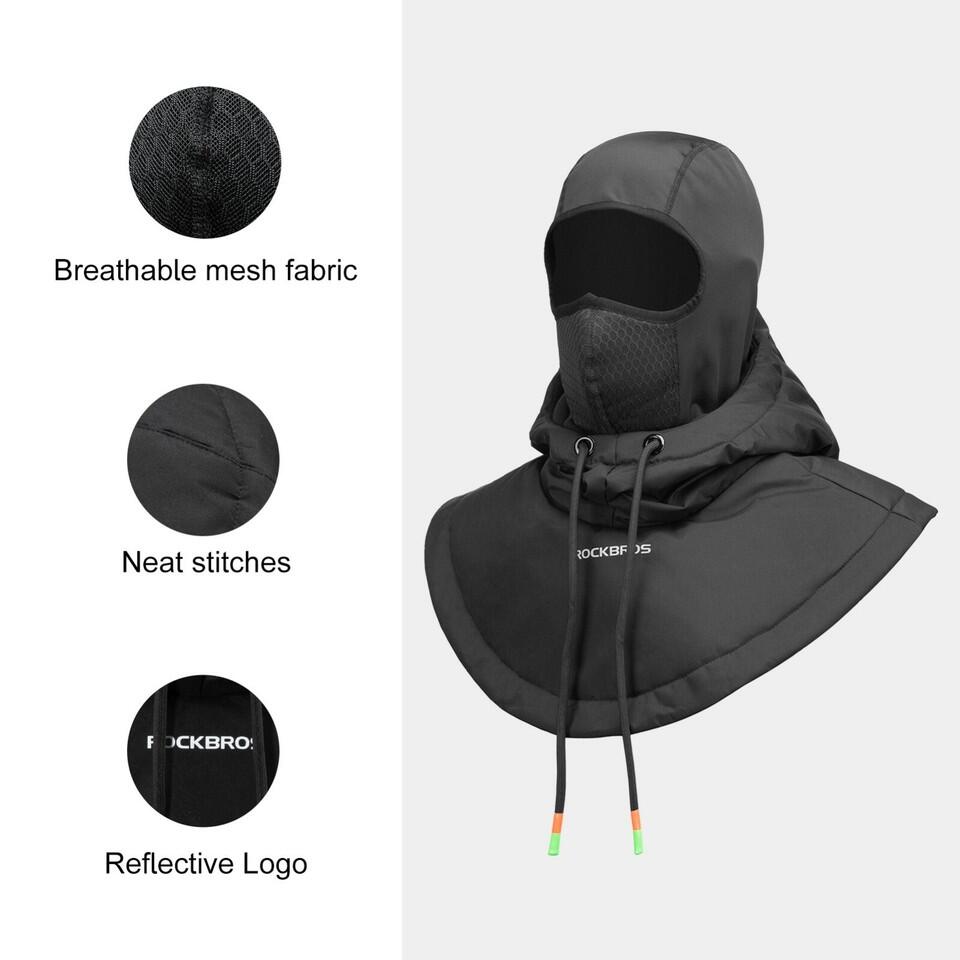 ROCKBROS Balaclava Skimaske Winter Sturmhaube Fleece Maske 2/7