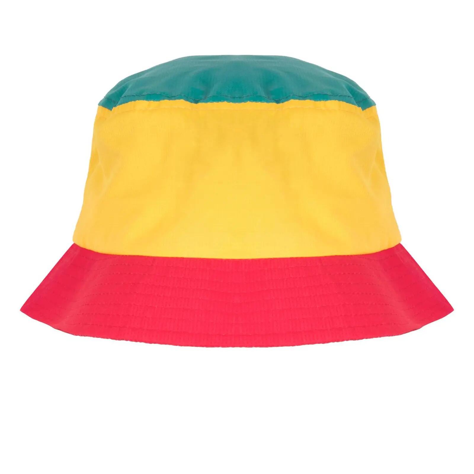 Embroidered Bucket Hat (Red/Yellow/Green) 2/3