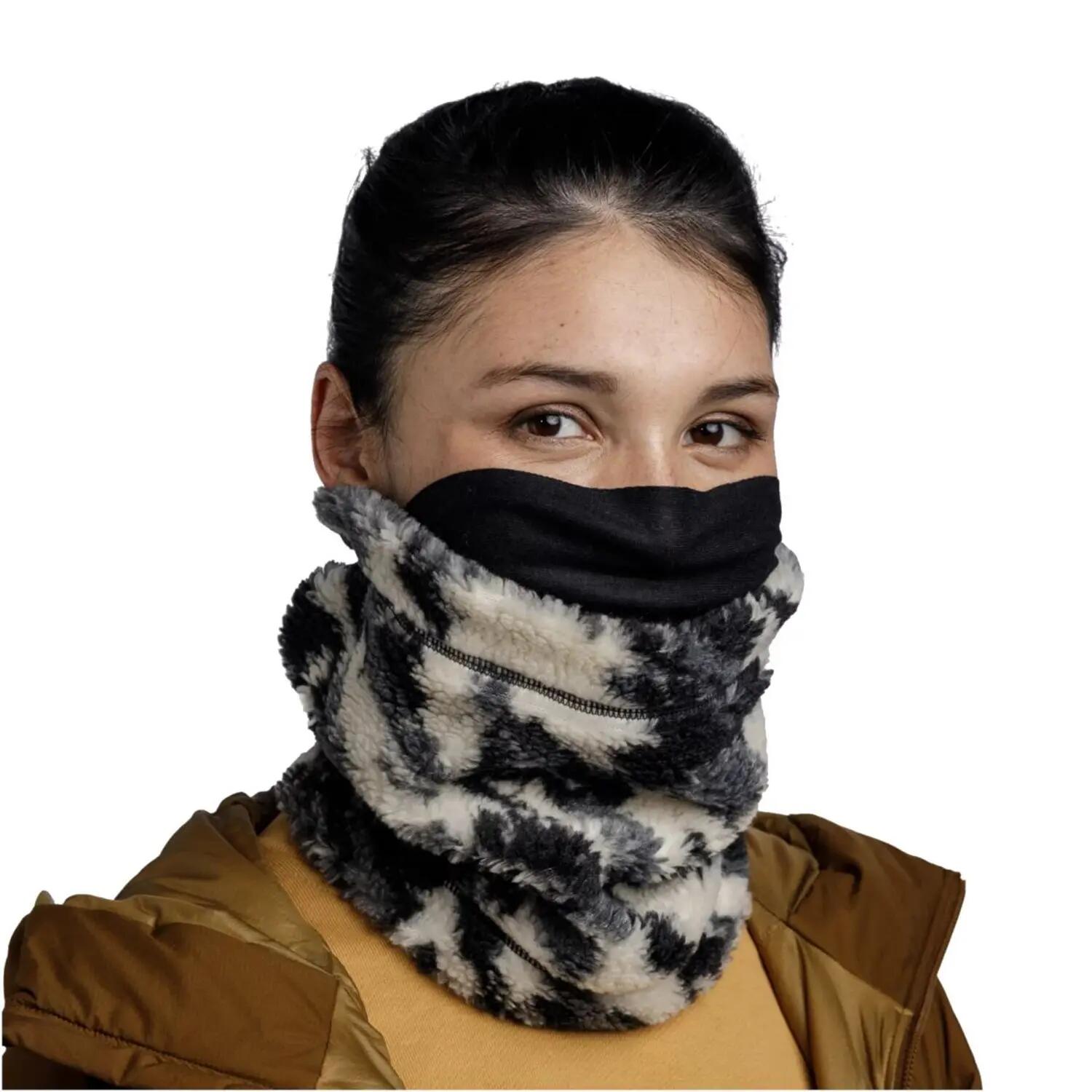 Switch Polar Fleece Nekwarmer (Zwart/Grijs) 1/4