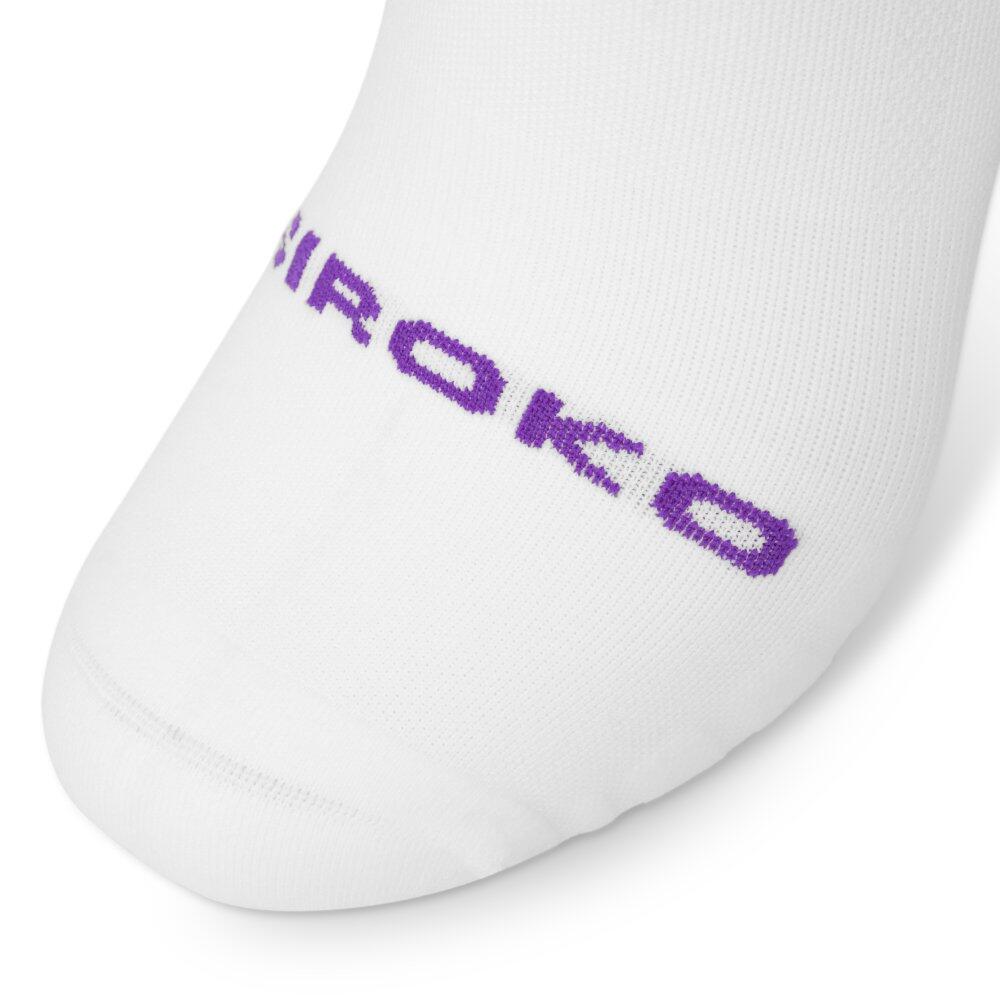 Meias de cano médio Boombastic Homem e mulher BBC Amp White Branco 5/6