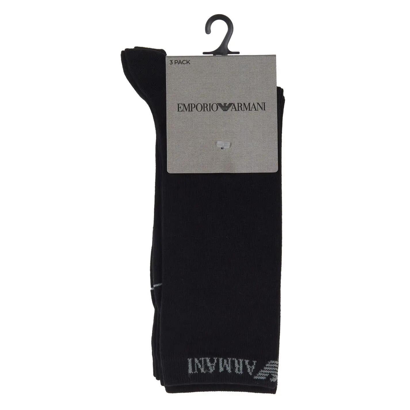 Socken für , Baumwollmischung (3erPack) Herren Schwarz 4/4