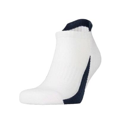 Unisex enkelsokken voor volwassenen (pak van 3) (wit/zwaar)