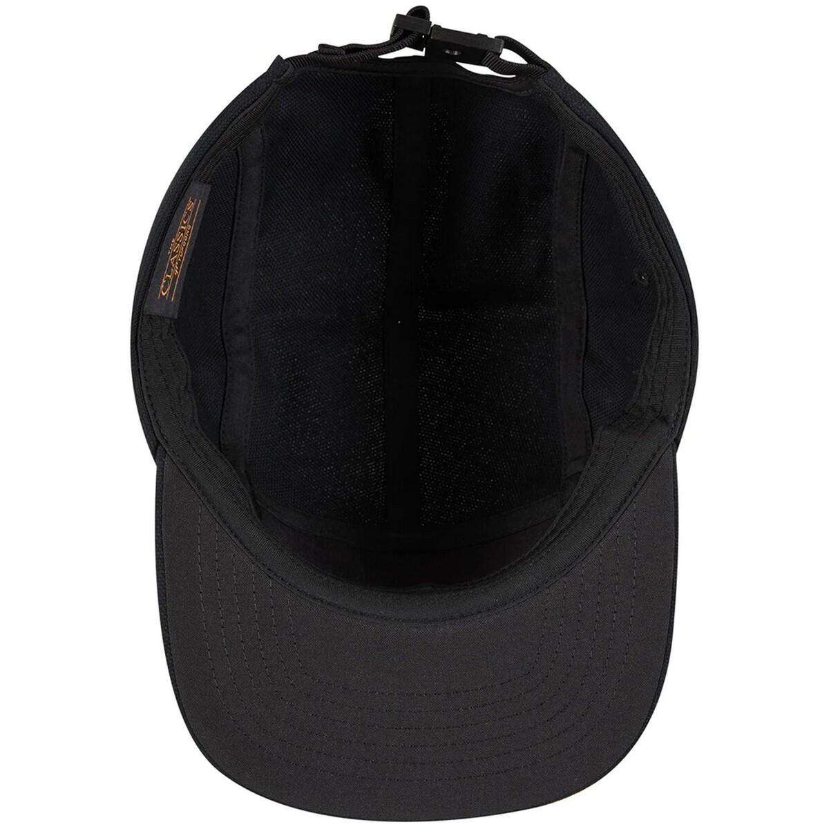 Cappellino Da Baseball Tela Flexfit Jockey Nero 3/4