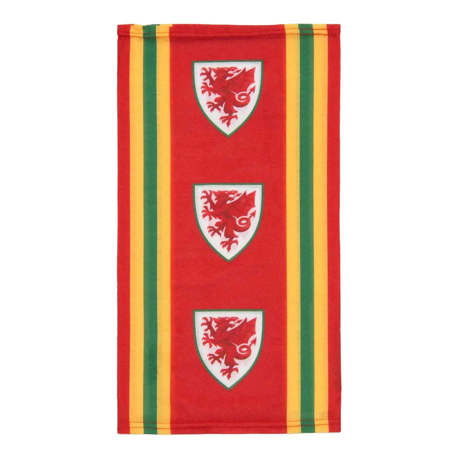 Snood Damen und Herren Rot/Gelb/Grün 2/4