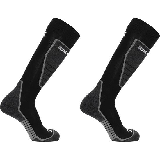 Lot De 2 Chaussettes De Ski ACES Homme (Noir)