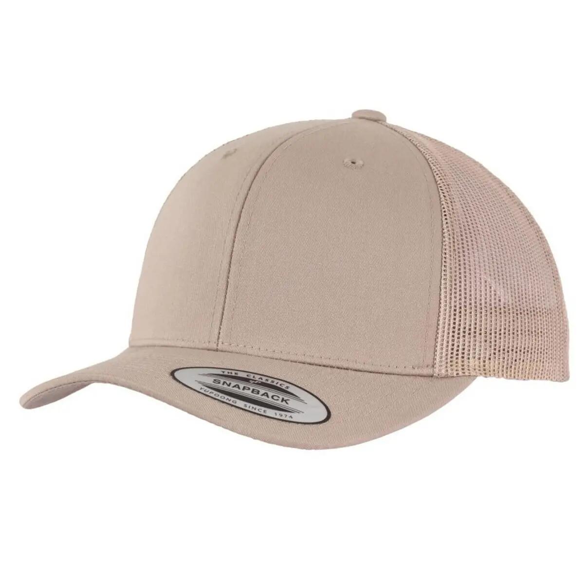 Cappellino Da Camionista Retrò Flexfit Grigio Khaki 3/3