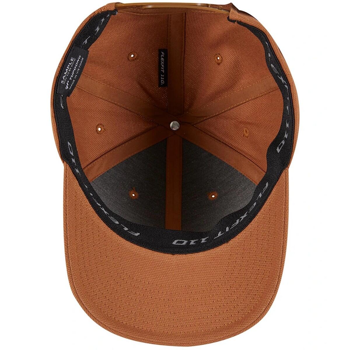 Cappellino Con Visiera Tela Visiera Curva Flexfit Marrone 4/4