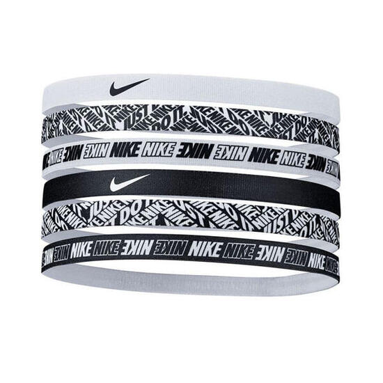 Cerchietto Per Capelli Stampato Donna Misura Confezione 6 Nike Bianco Nero