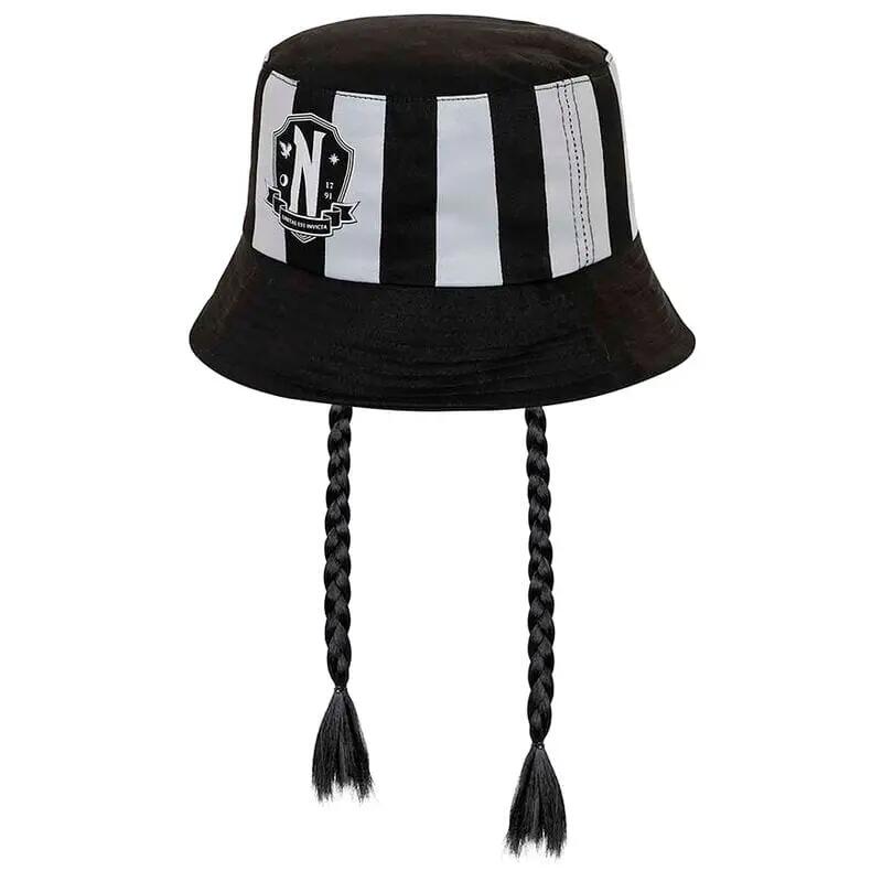 Cappello da pescatore per bambini del mercoledì con trecce 2/3
