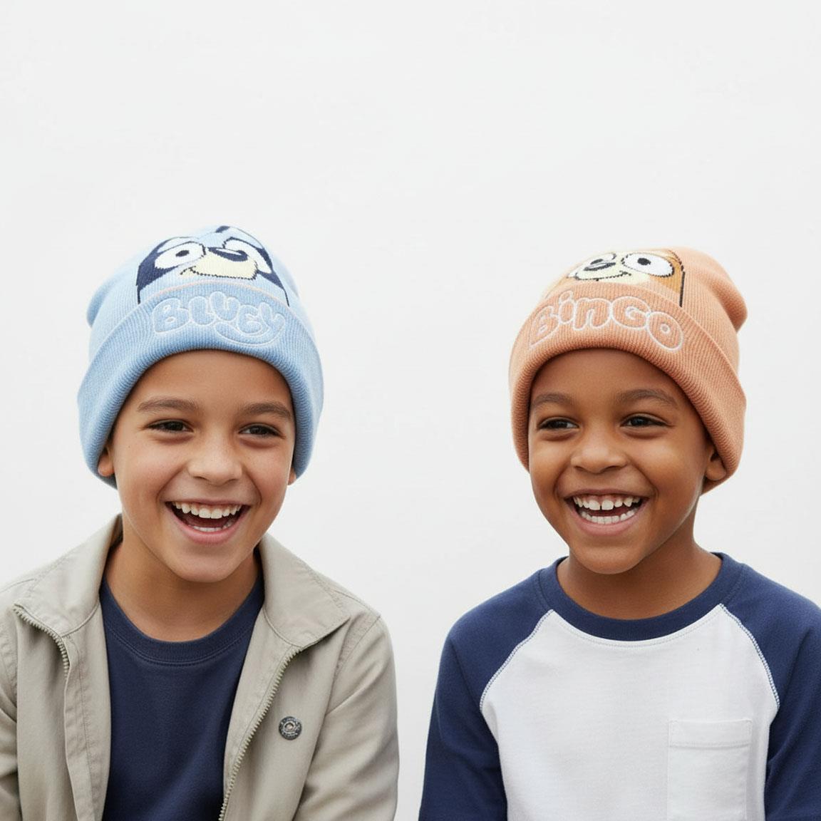 Bonnet en maille enfant Bluey Bleu 4/6