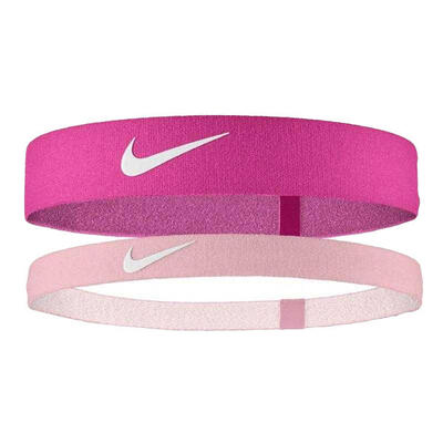 Fascia Per Capelli Flessibile Misura Confezione 2 Nike Rosa