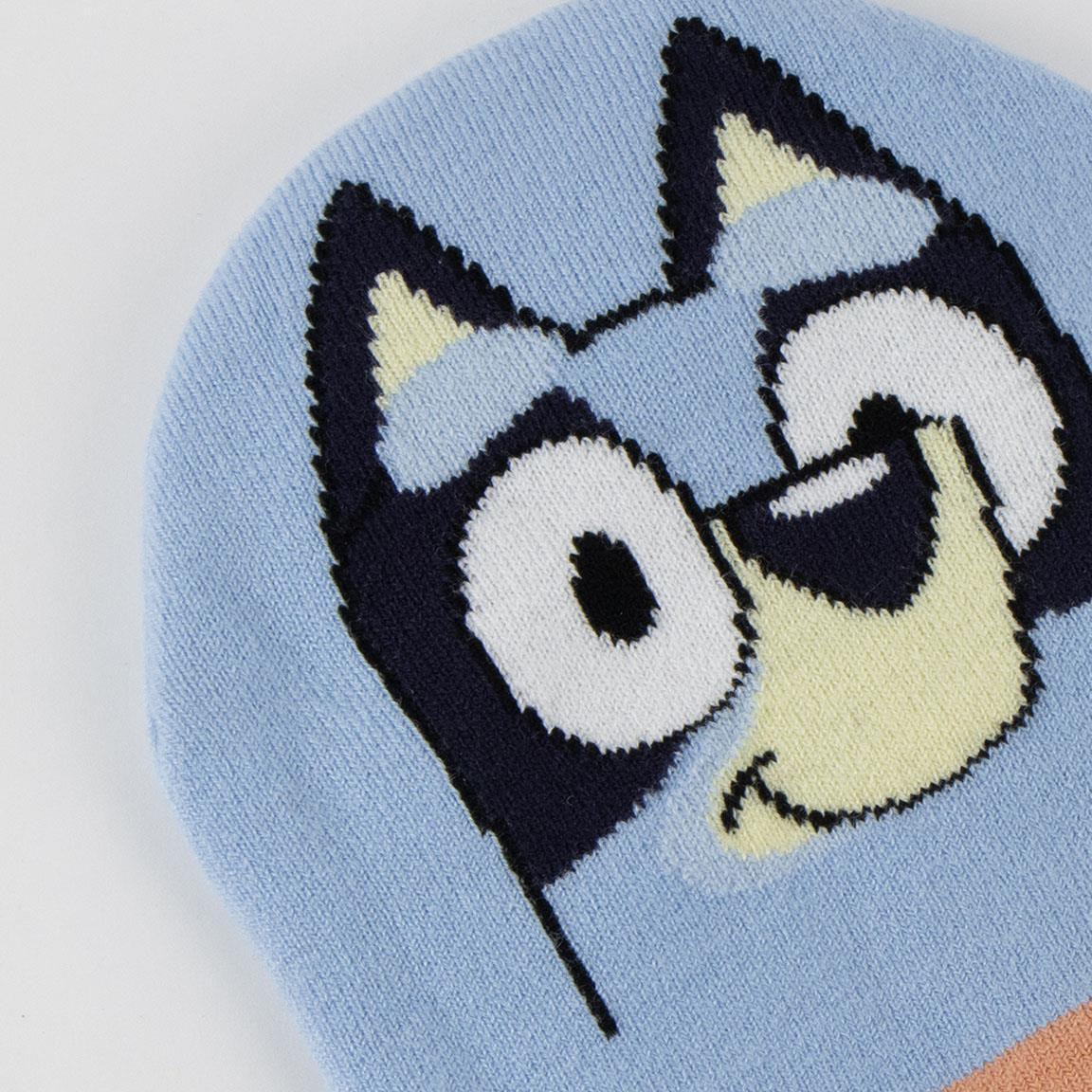 Bonnet en maille enfant Bluey Bleu 3/6