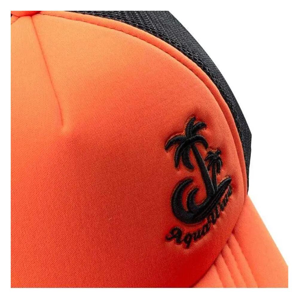 Cappellino Da Baseball Logo Ricamato Uomo Aquawave Brello Arancio Nero 4/5