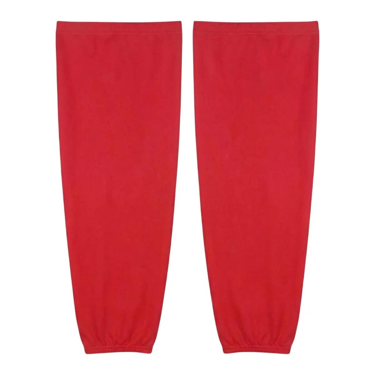 Meias de hóquei flexíveis unissexo para adultos (Vermelho / Branco) 2/2