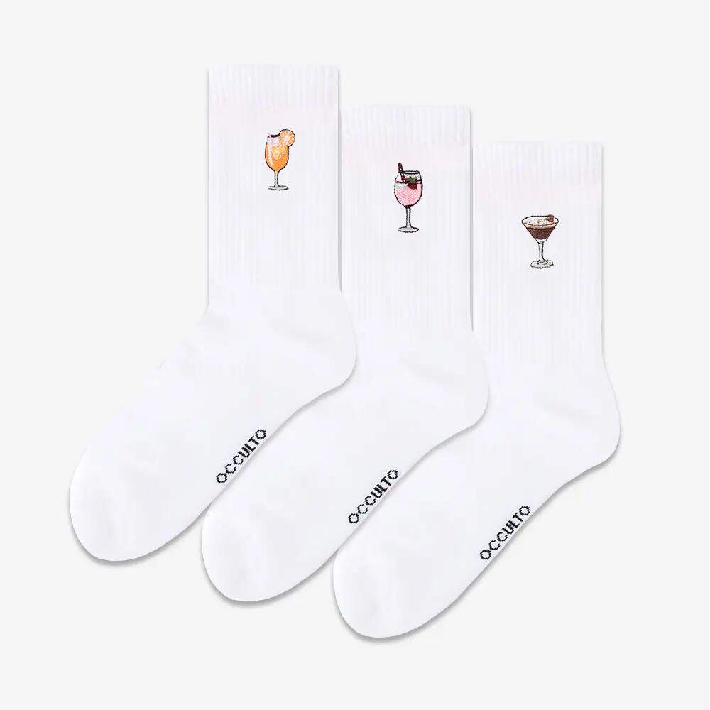 Damen & Herren Motiv Tennissocken 3er Pack (Modell: Robin) 2/6