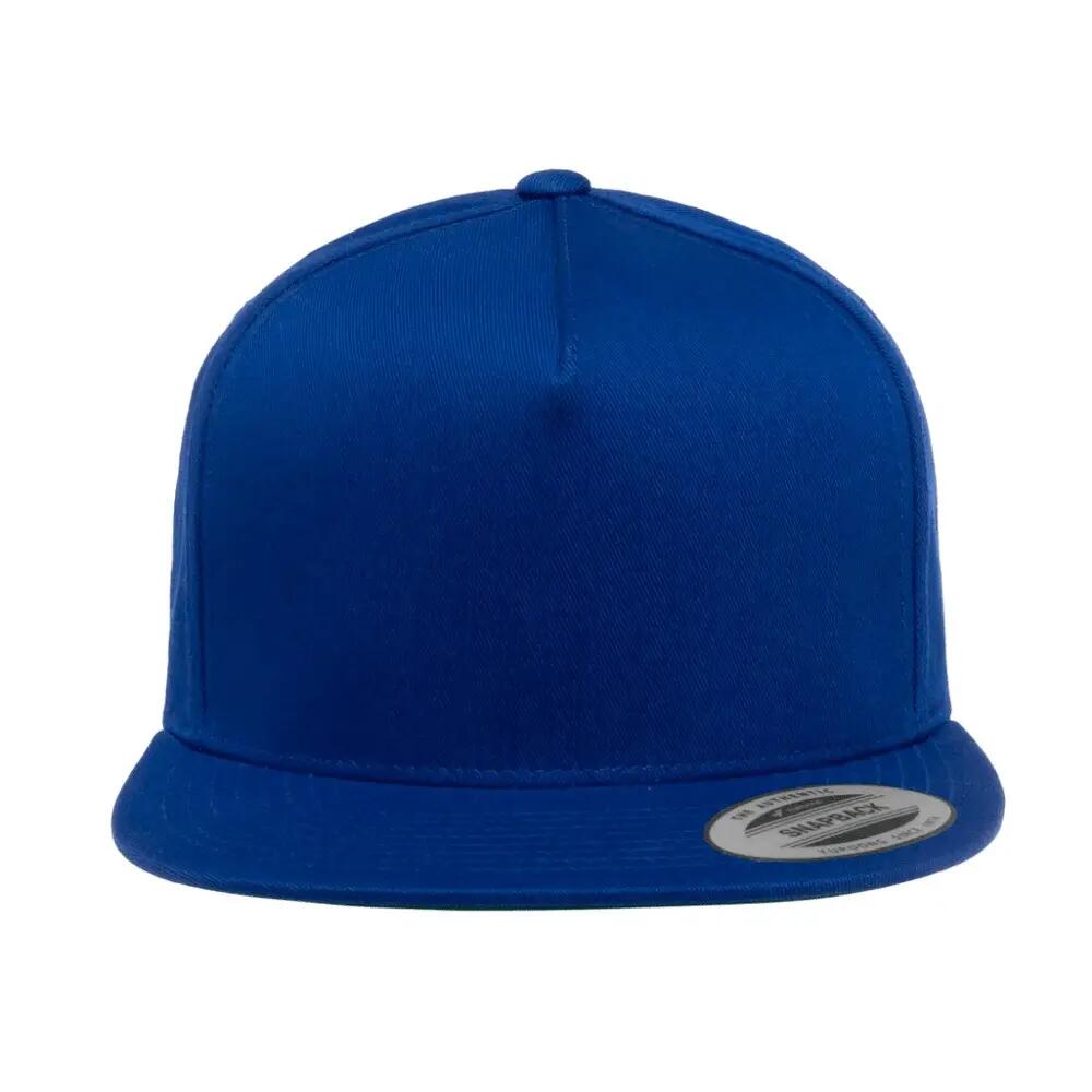 Cappellino Con Visiera 5 Pannelli Flexfit YP Classics Blu Reale 3/3