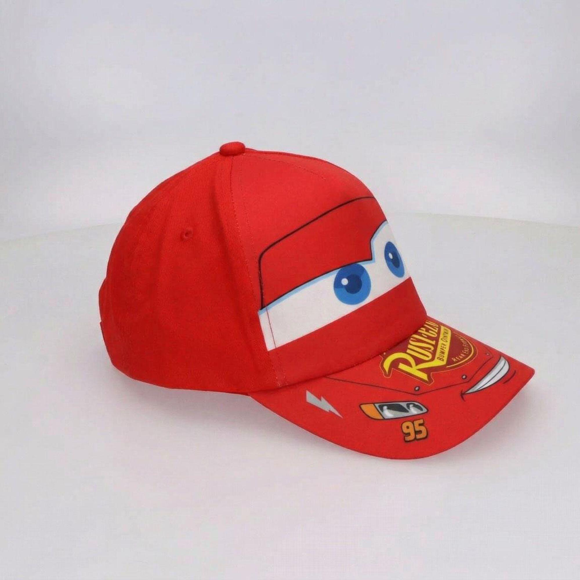Set Infantil Cars Boné Roja com Viseira e Gafas de Sol Estampadas 2/2