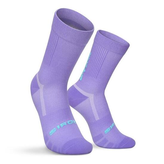 Heren en Dames boombastic crewsokken BBC Amp Purple Paars