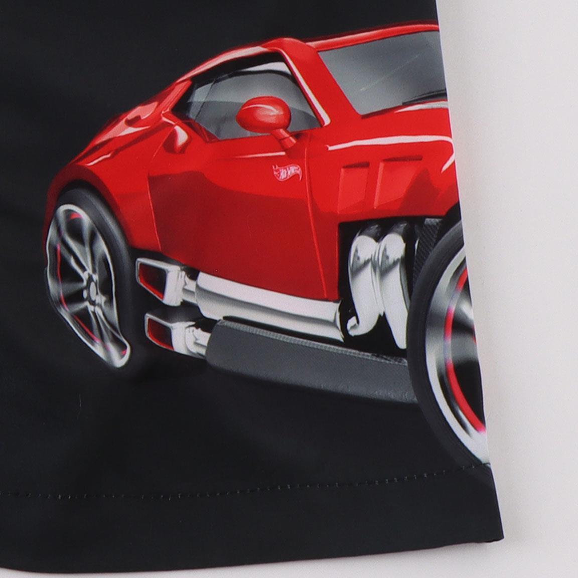 Bermuda de Baño Infantil Hot Wheels con Estampado de Llamas Negra 4/4